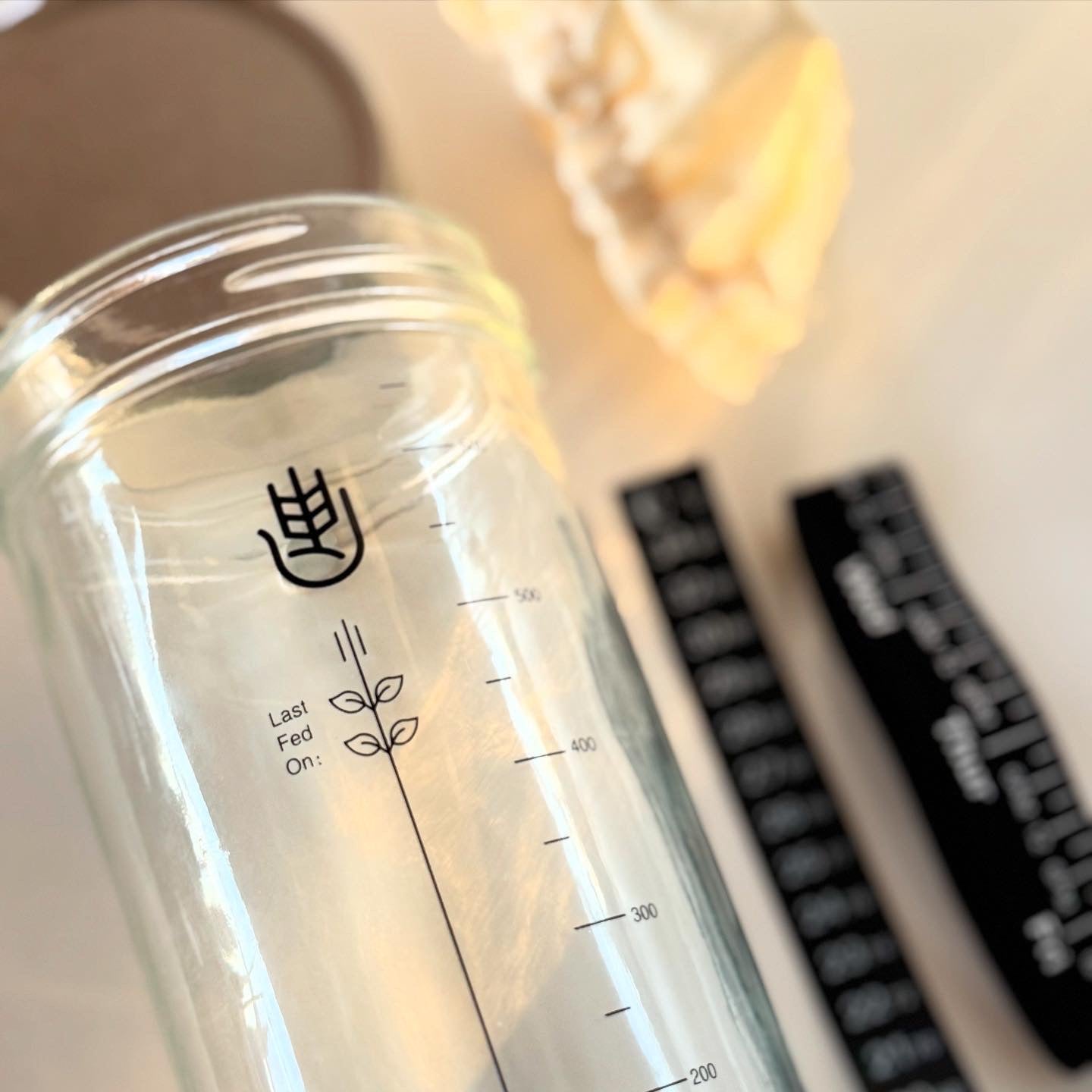 Simpel Surdej starter jar with sourdough