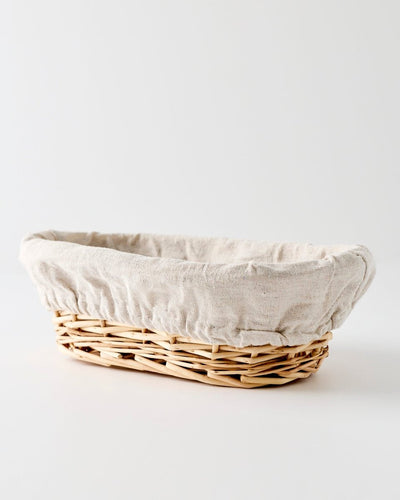 Handmade Oval Wicker Proofing Basket - SIMPEL - sourdough & coffee