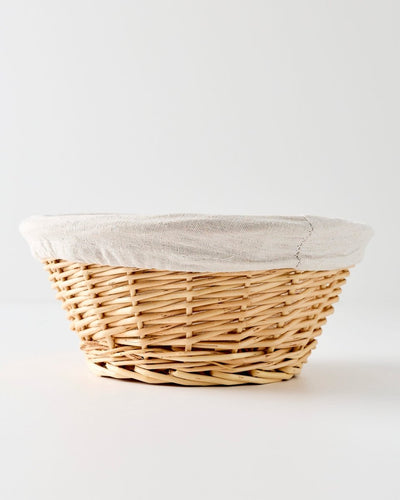 Handmade Round Wicker Proofing Basket - SIMPEL - sourdough & coffee